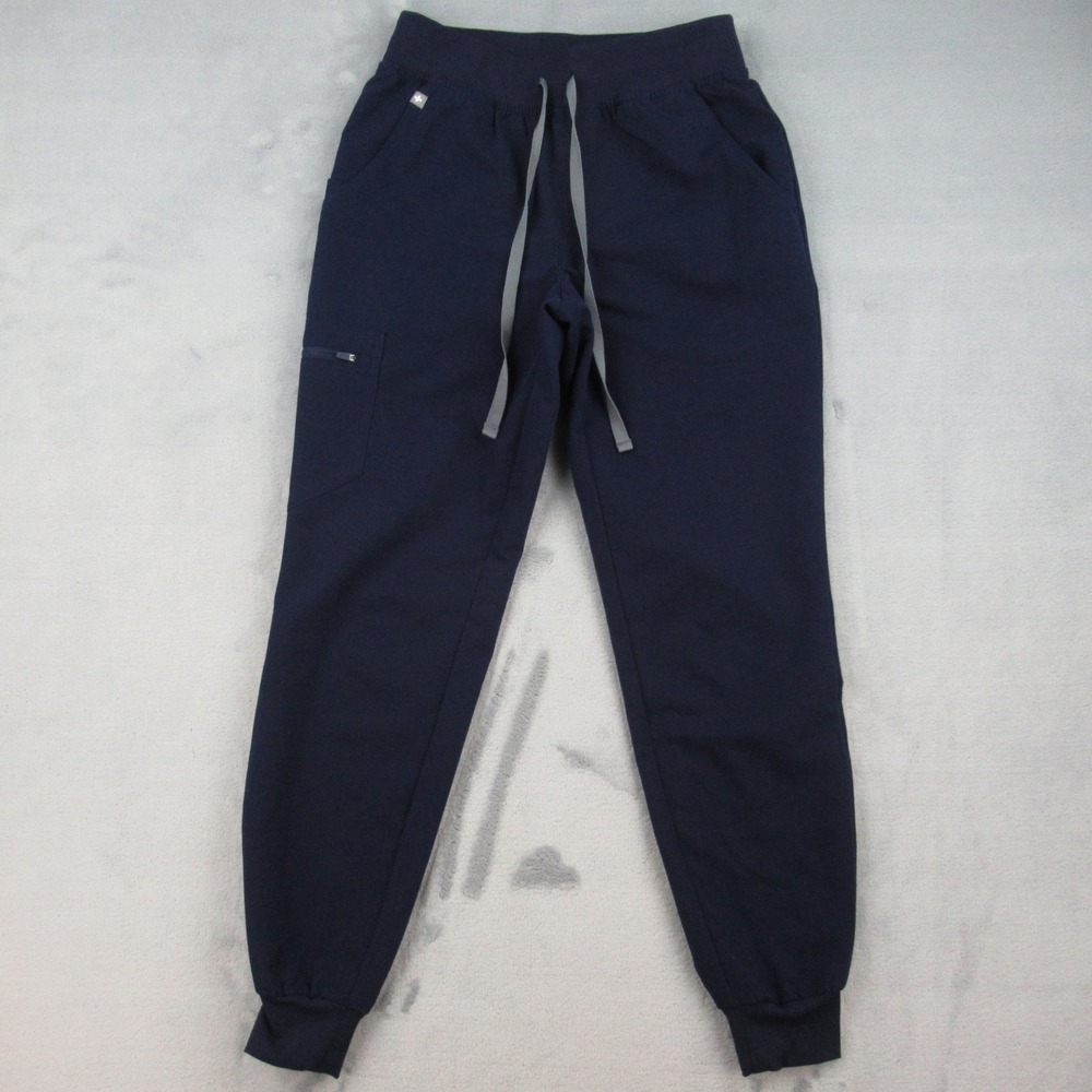 FIGS Zamora Jogger Pants Women XS Navy Blue Scrub Technical Collection 1000208
